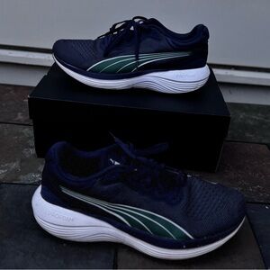 Puma Scend Pro Men’s Size 10.5 Green Navy Sneakers Running Shoes Athletic